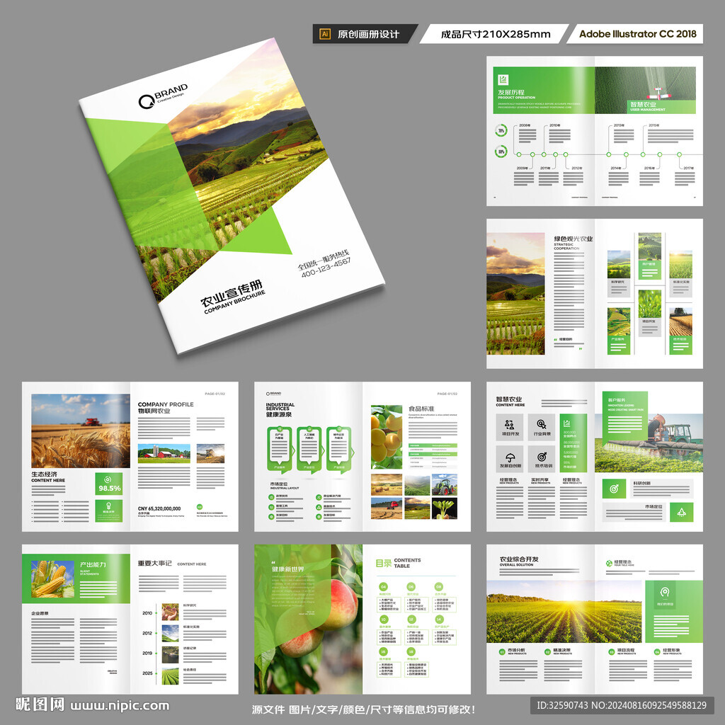 农产品宣传册