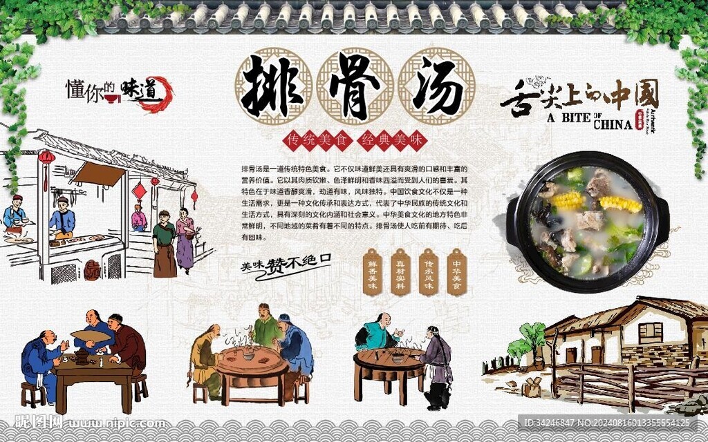 排骨汤 