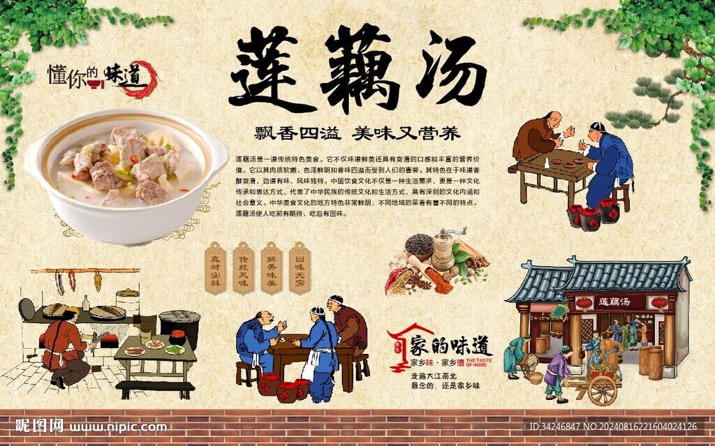莲藕排骨汤