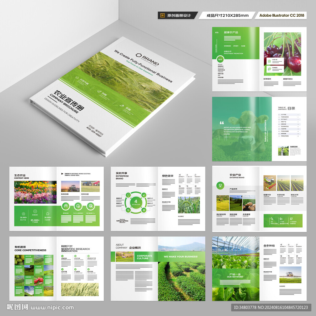 农业合作社画册