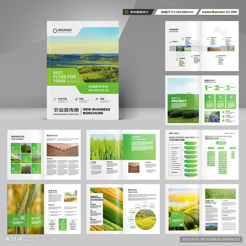 农产品画册
