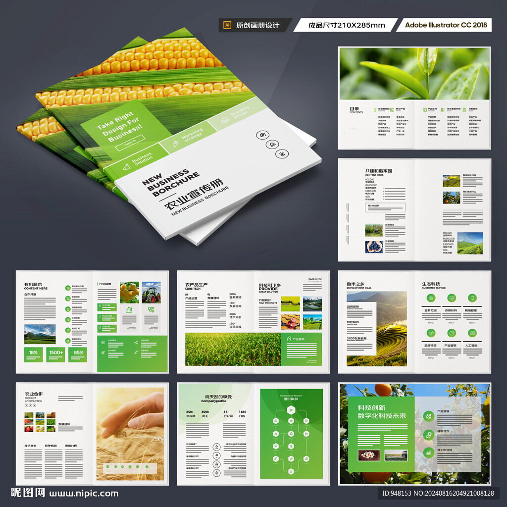 农业合作社画册