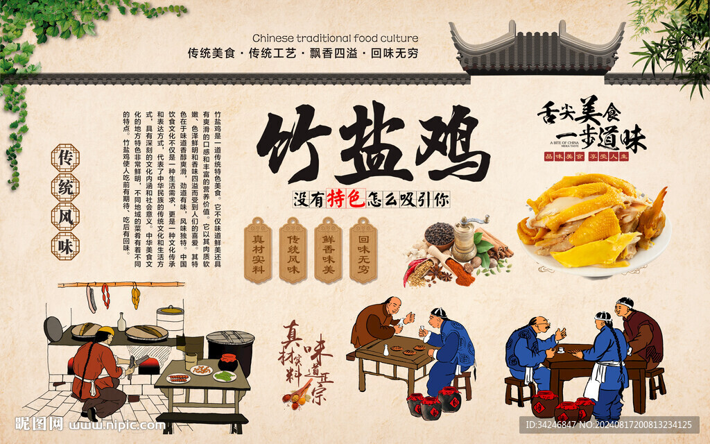 竹盐鸡