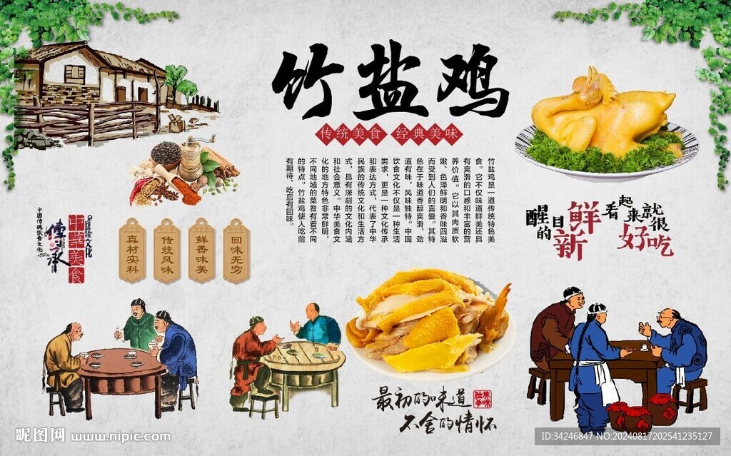 竹盐鸡 