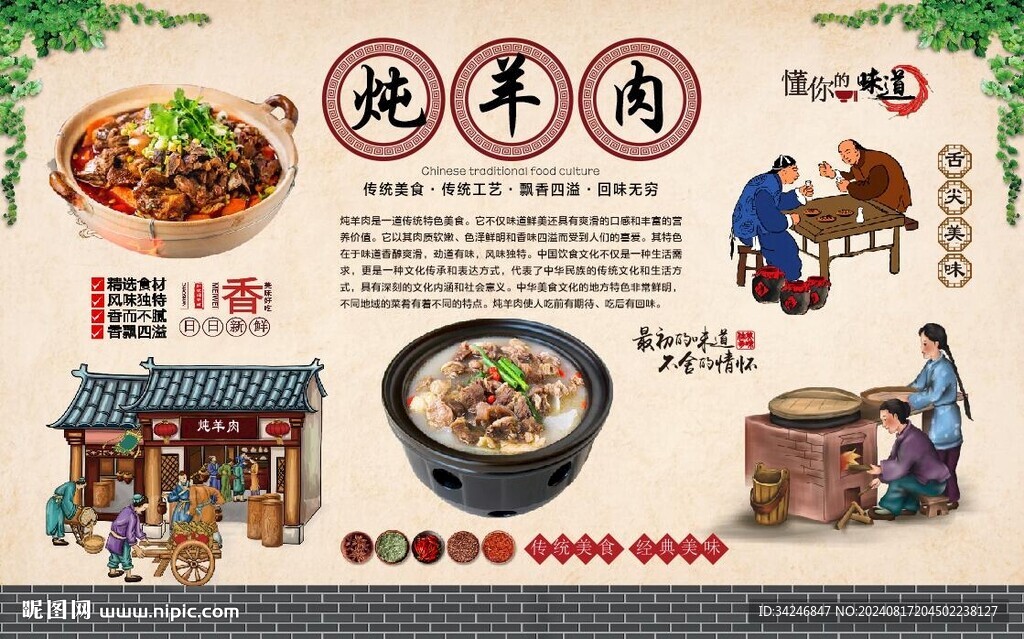 炖羊肉 