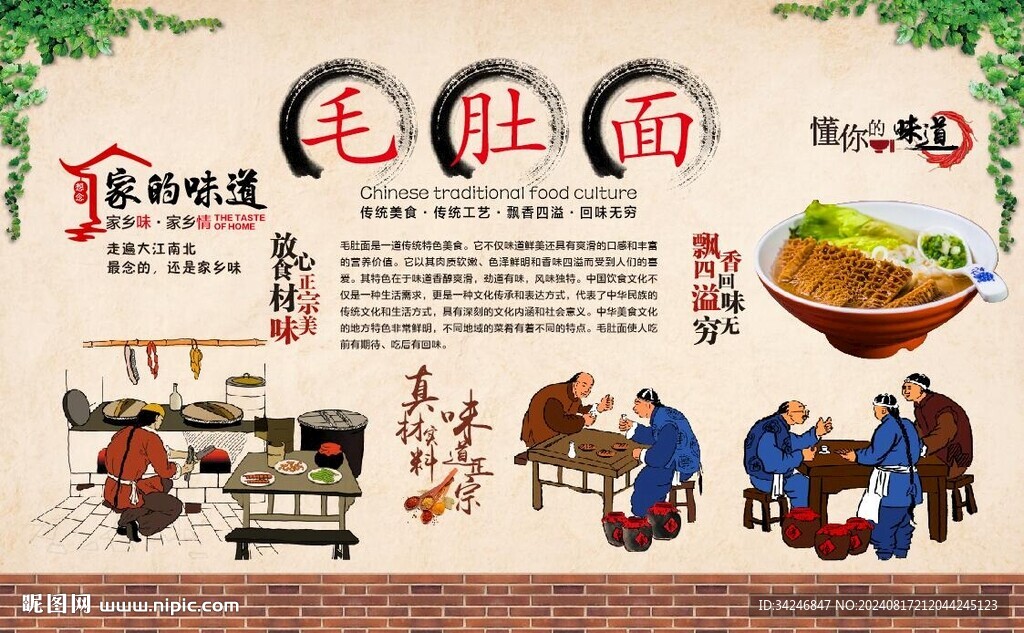 毛肚面