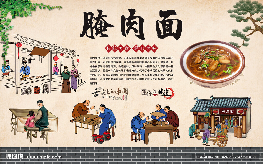 腌肉面