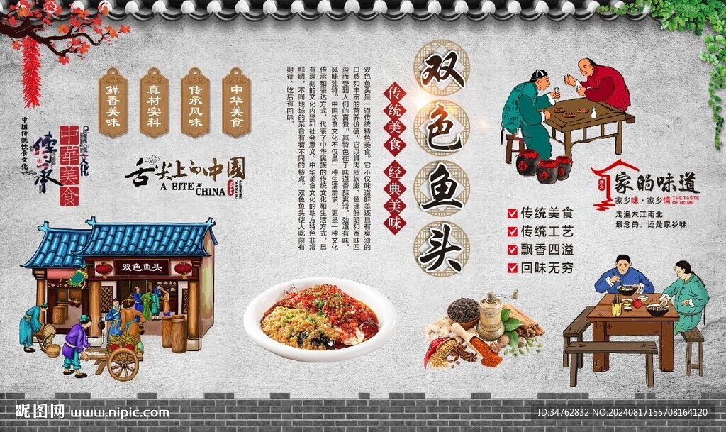 双色鱼头 