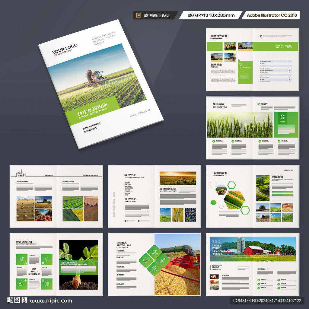 农产品宣传册