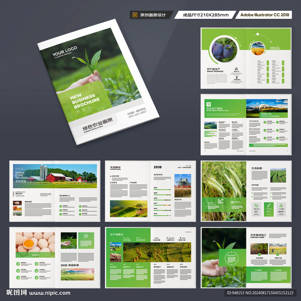 农产品宣传册