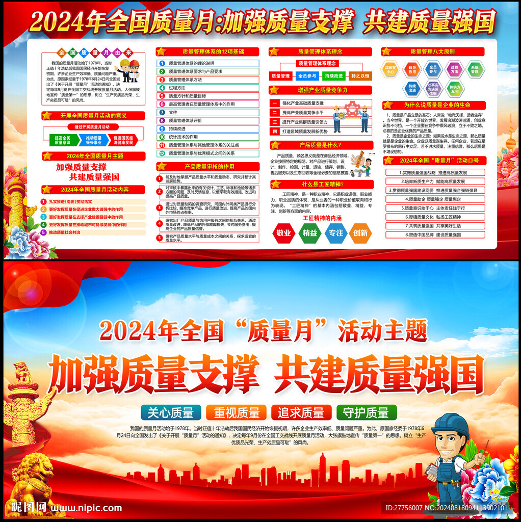2024年质量月海报