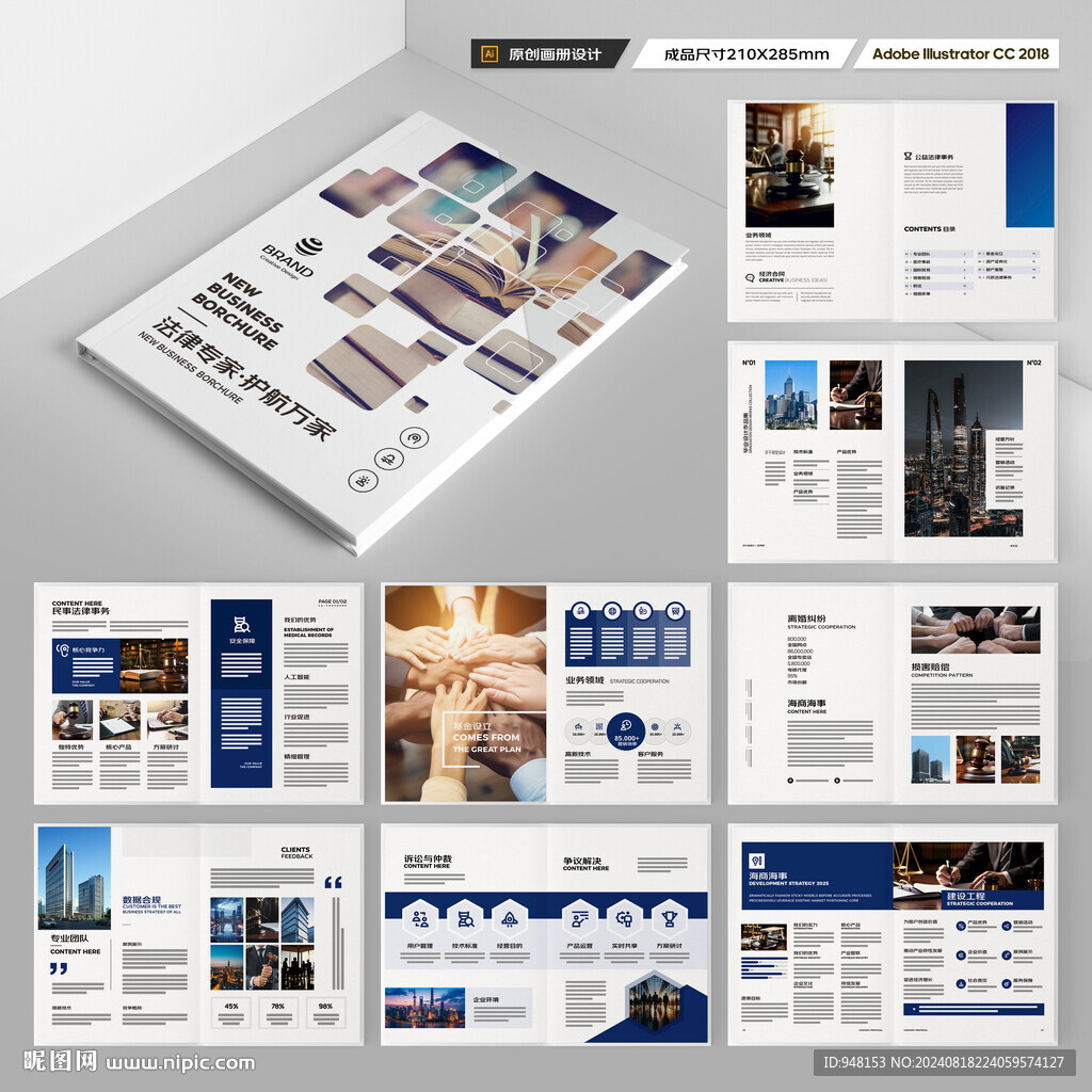 大气律师事务所画册