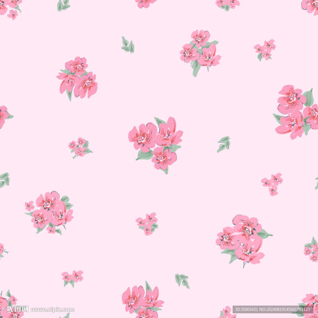 粉底小碎花