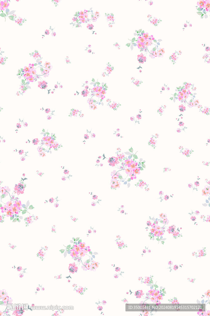 米底手绘花