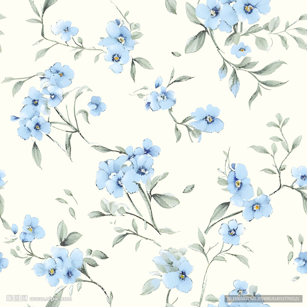 米底蓝花