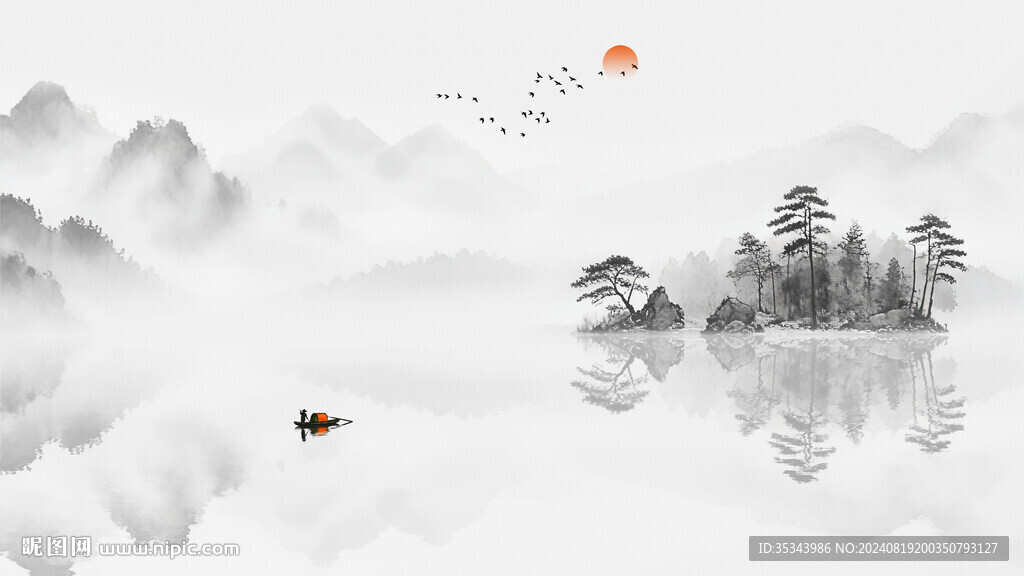意境山水画