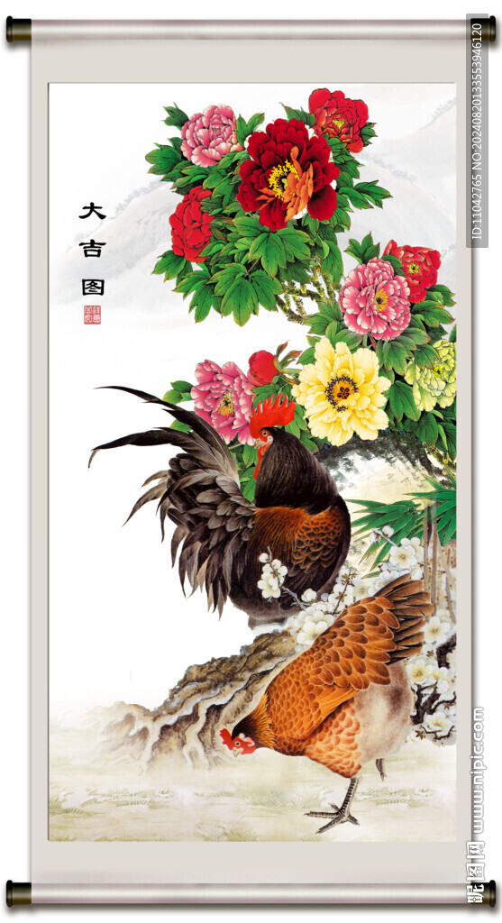 金鸡报晓 