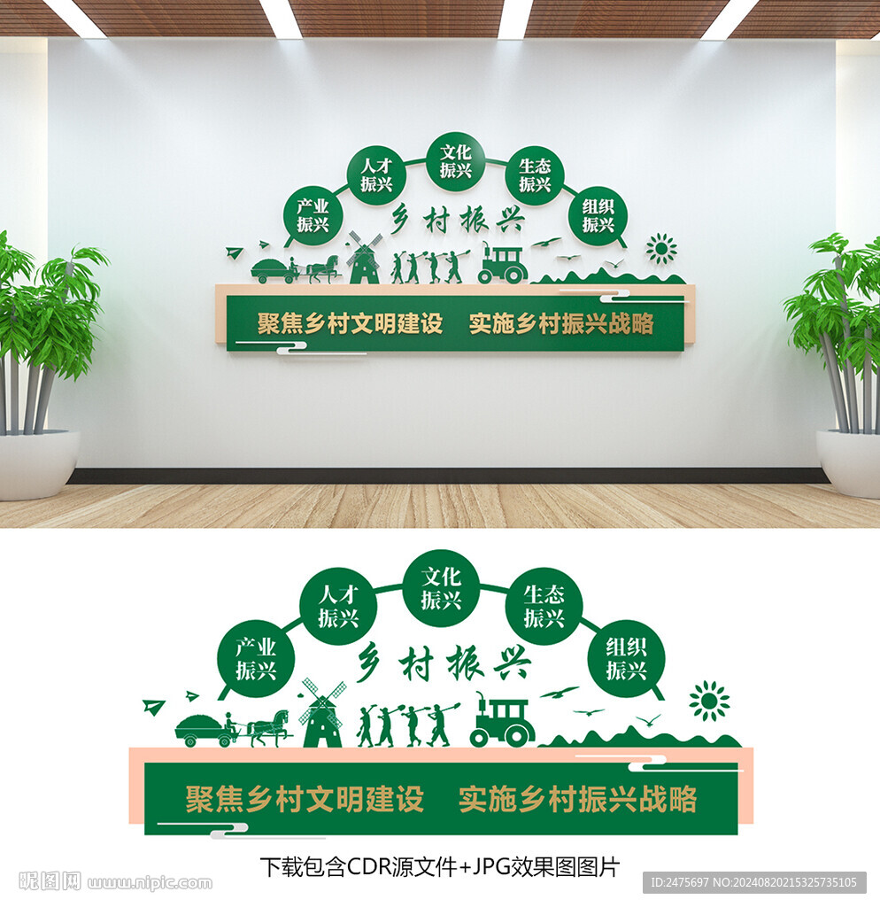 乡村振兴文化墙