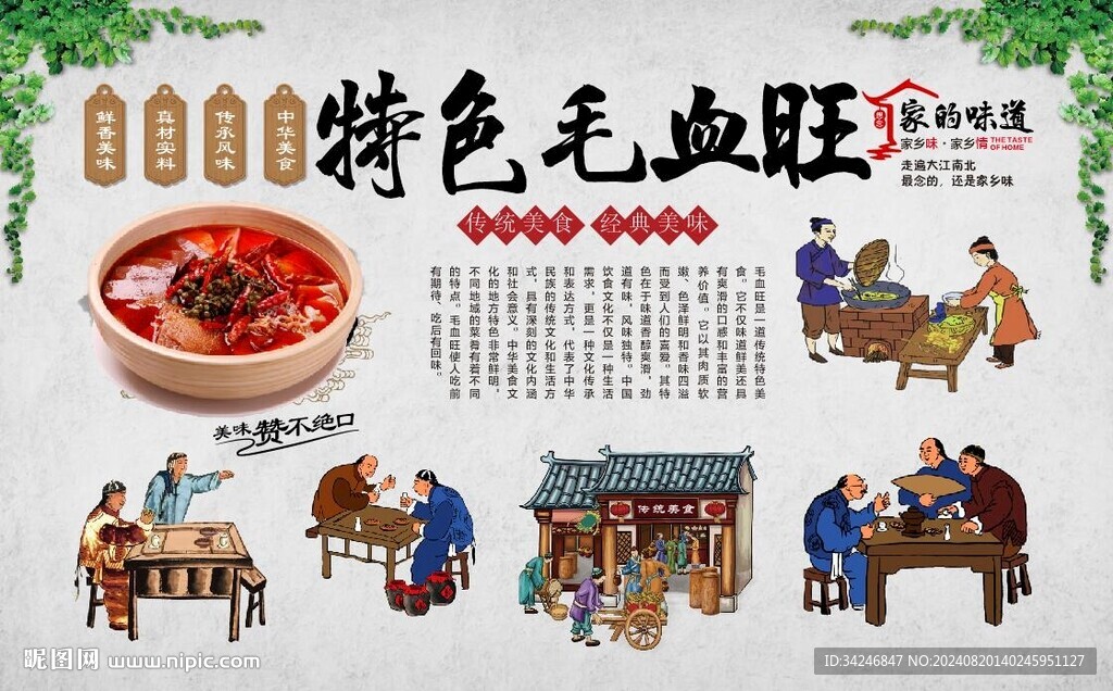 毛血旺展架