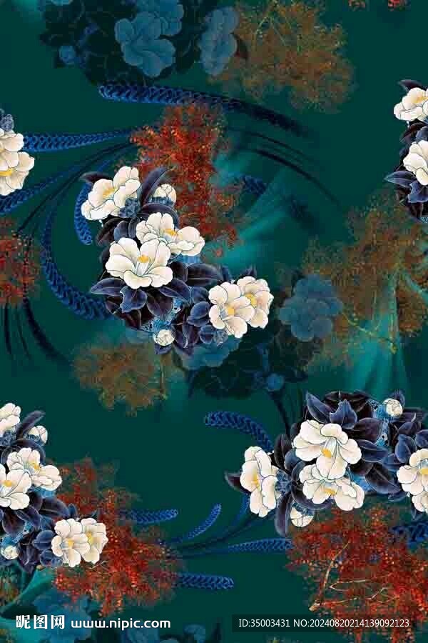 抽象花