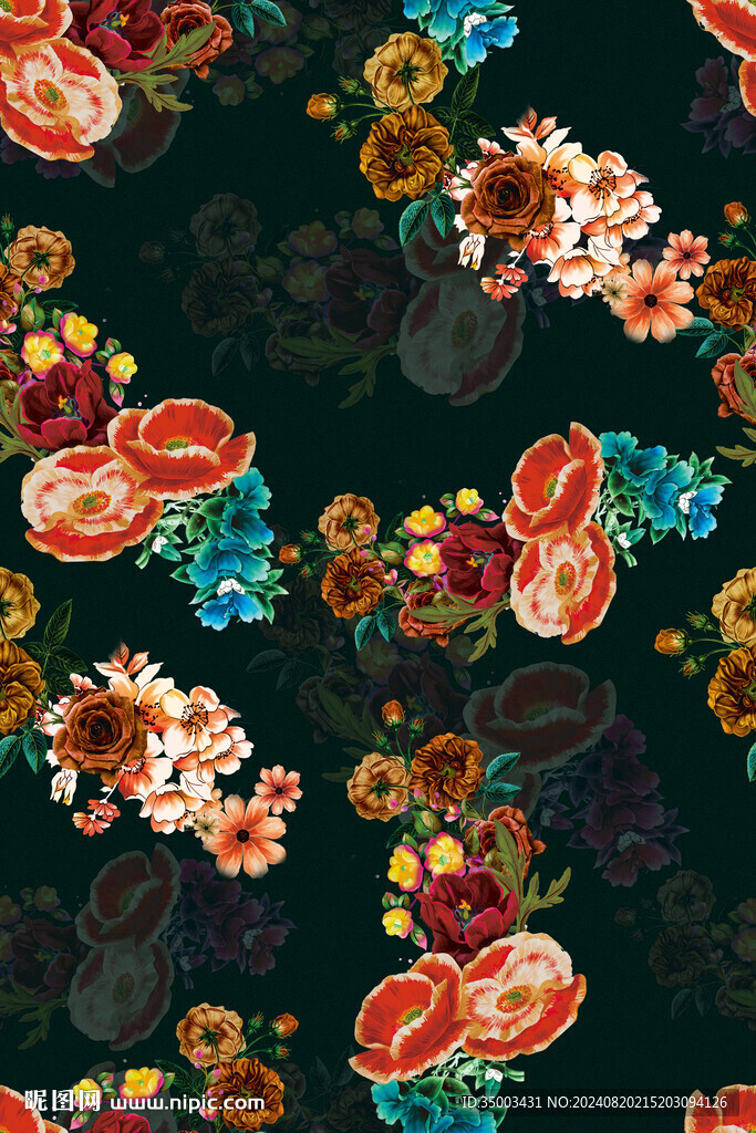 手绘花