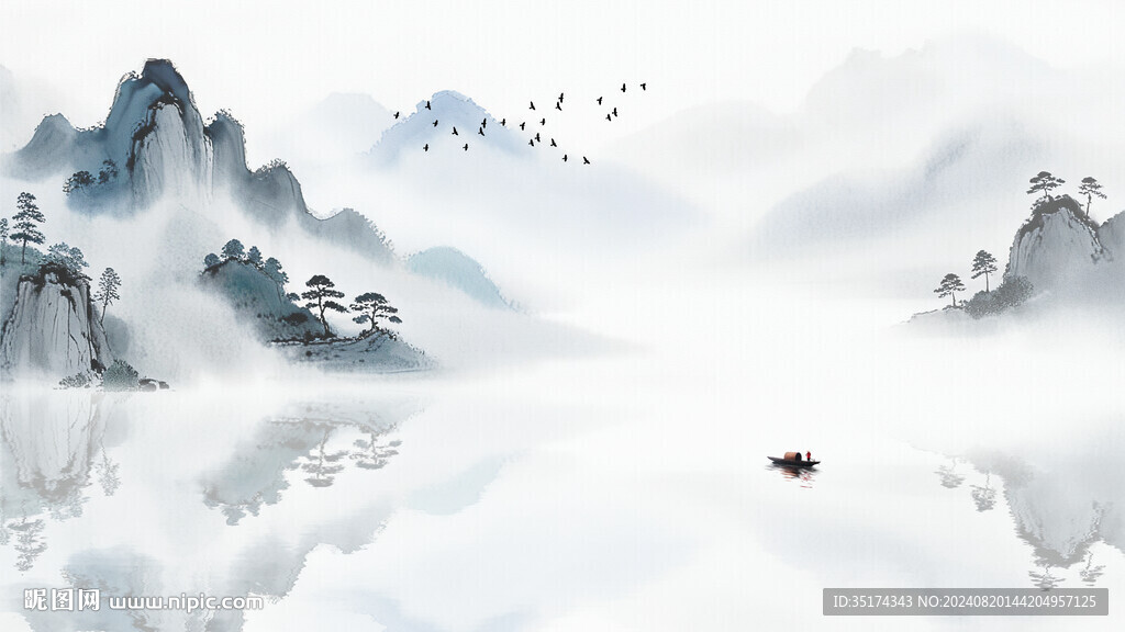 意境山水画