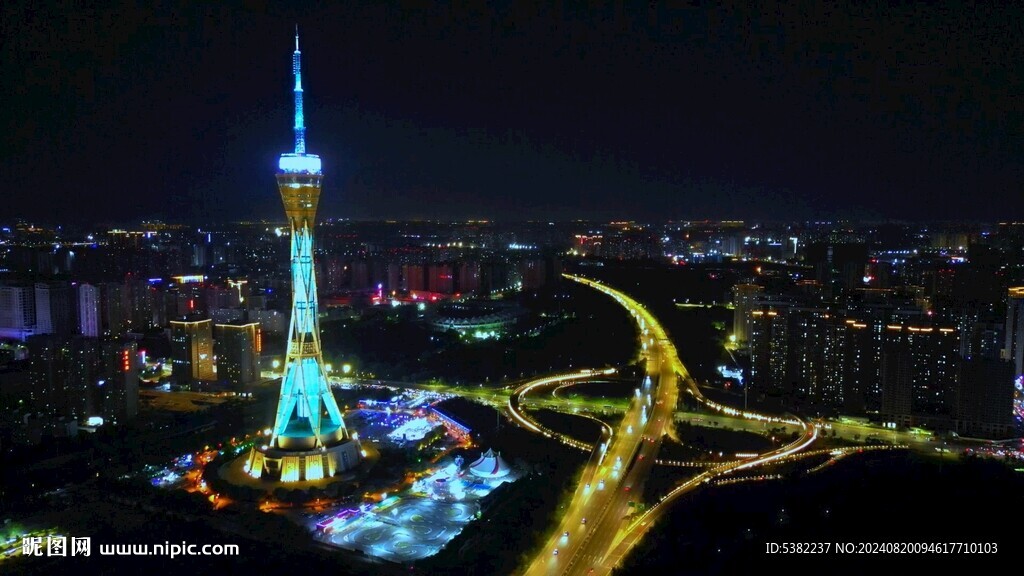 郑州中原福塔夜景