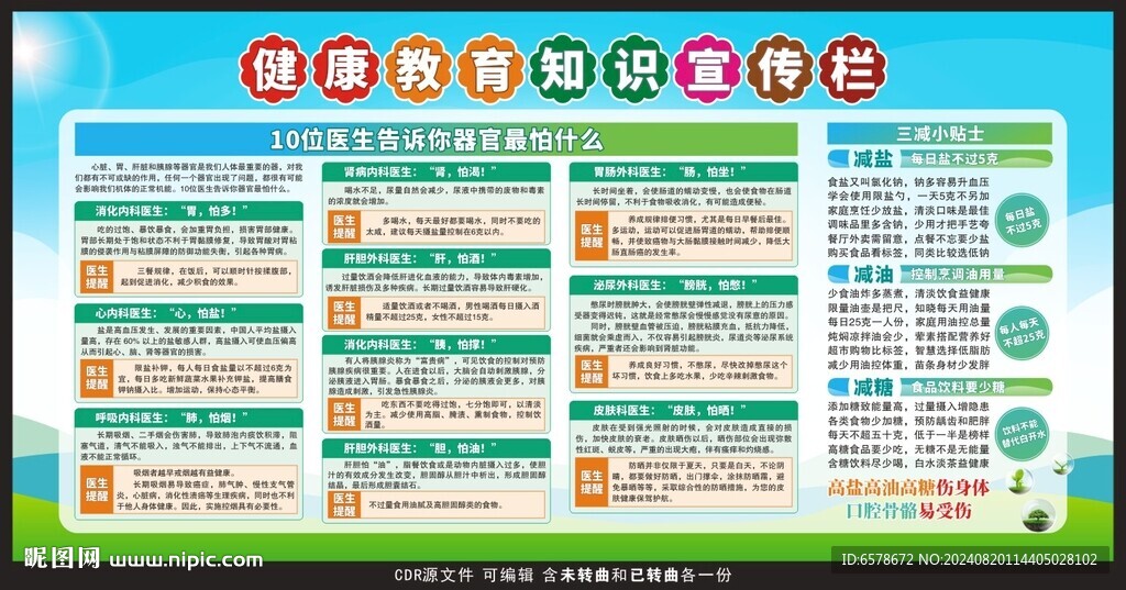 健康教育宣传栏