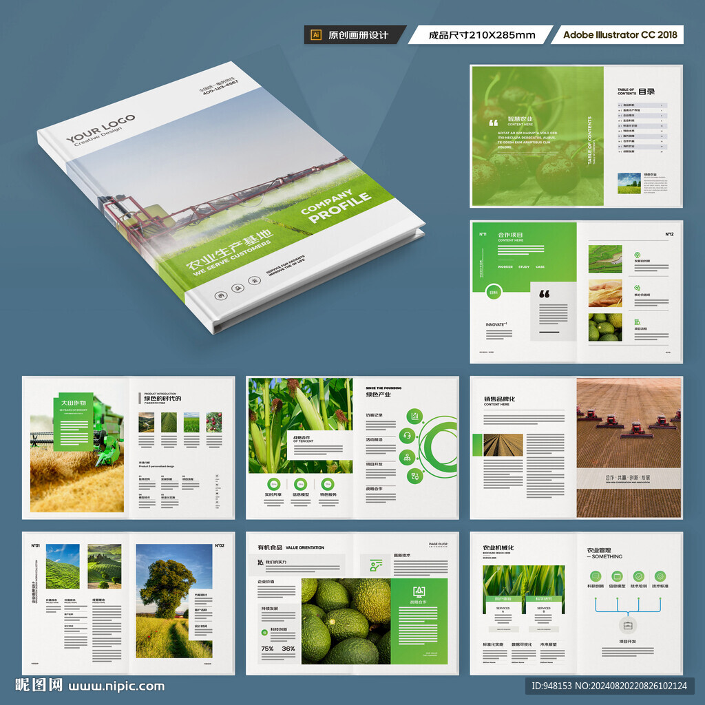 农业合作社画册