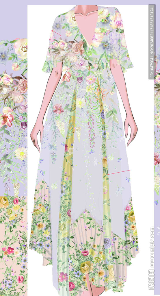 女装定位花