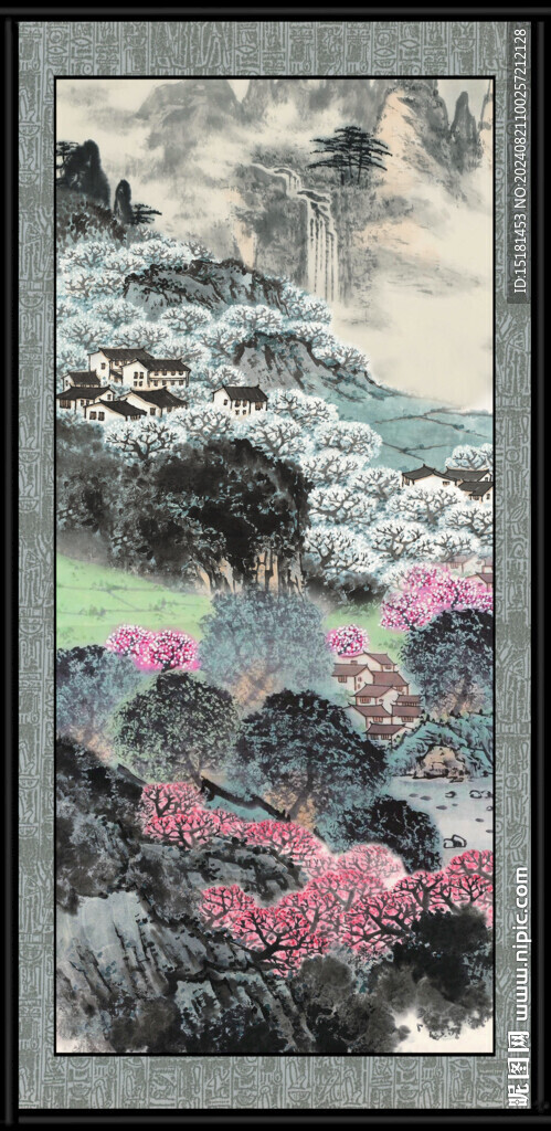 风景国画 