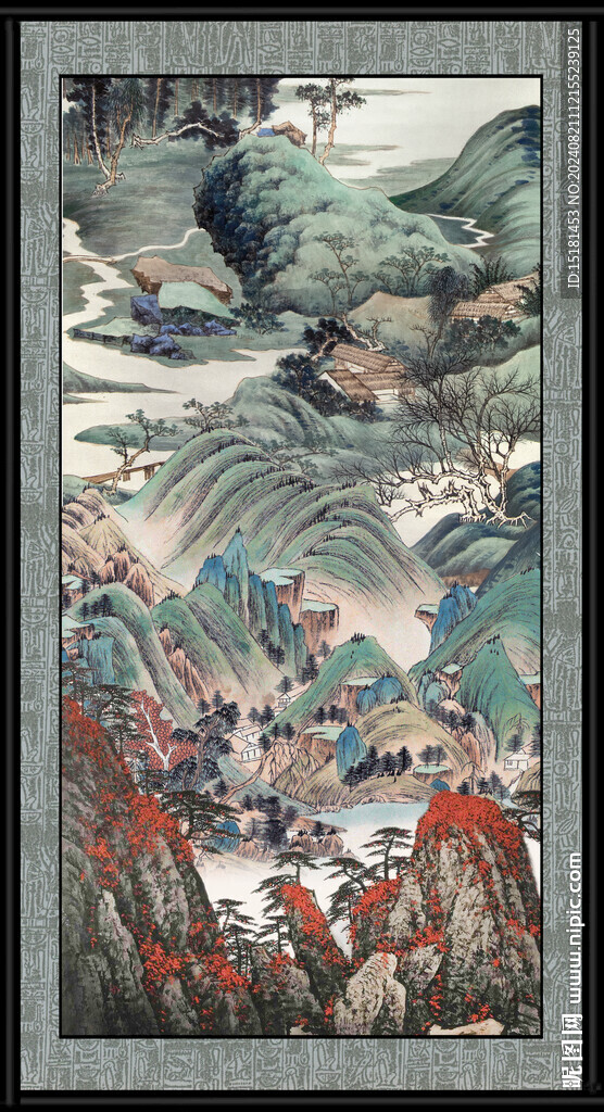 国画山水画