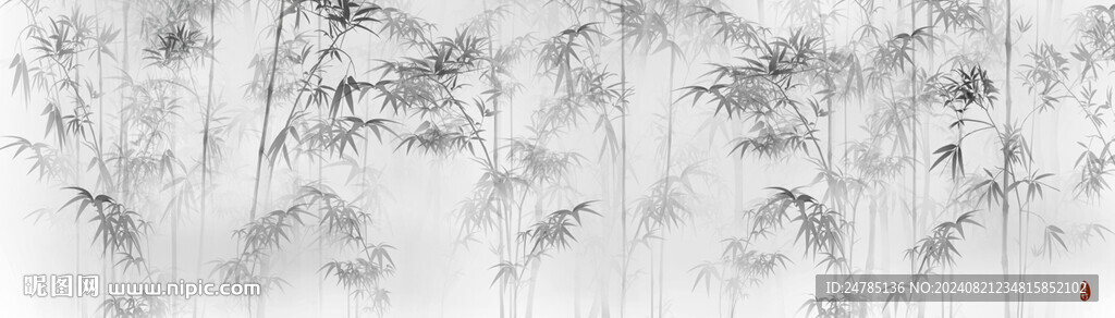 水墨竹子