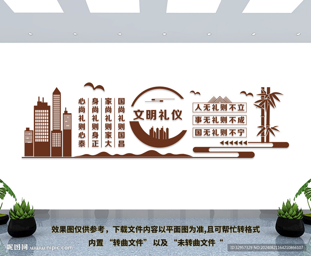 文明礼仪文化墙