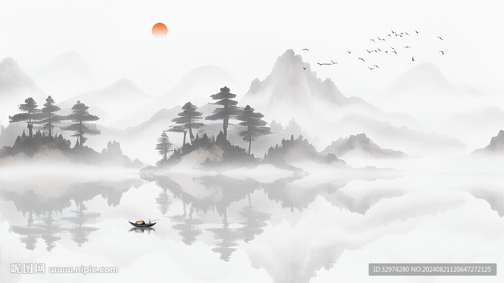 意境水墨画
