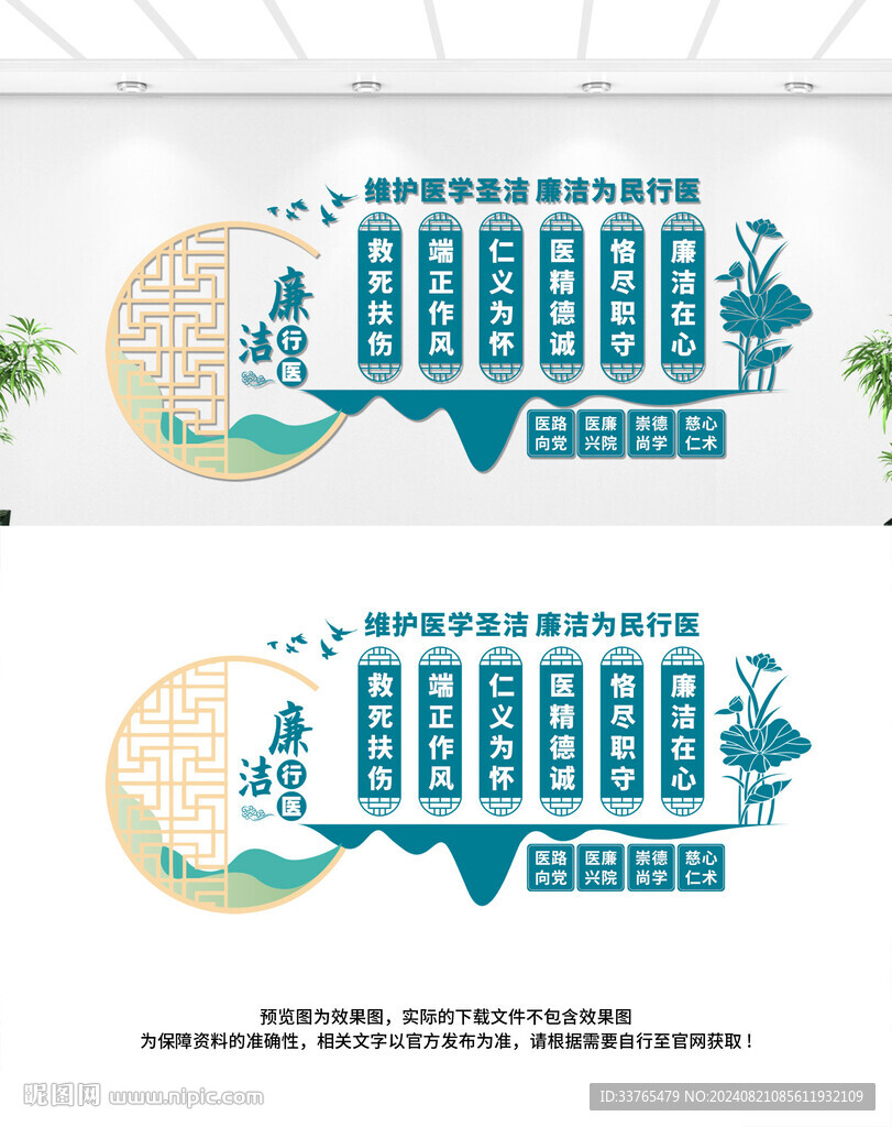 廉洁行医文化墙