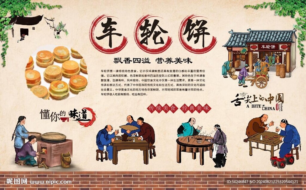 车轮饼 