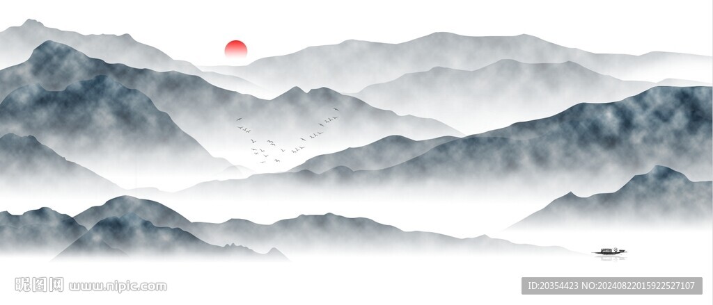  山水画