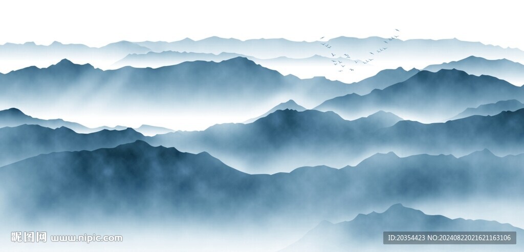 中式山水画