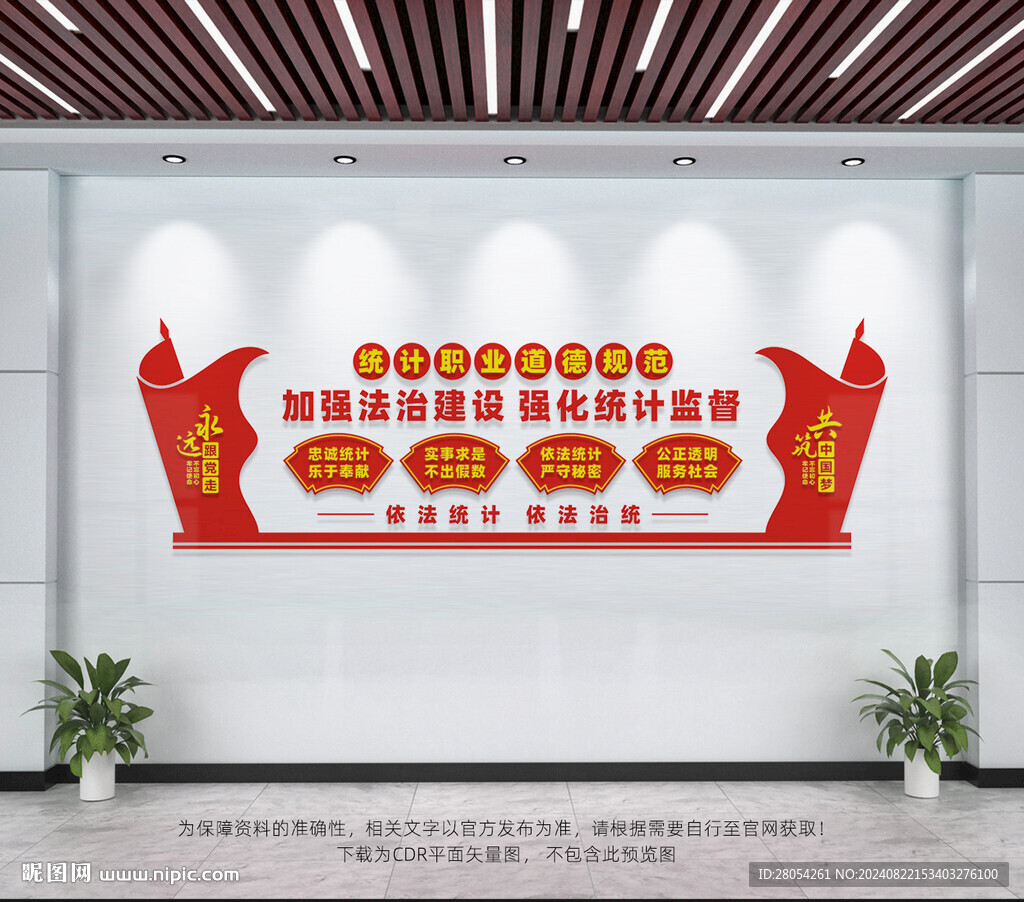 统计文化墙