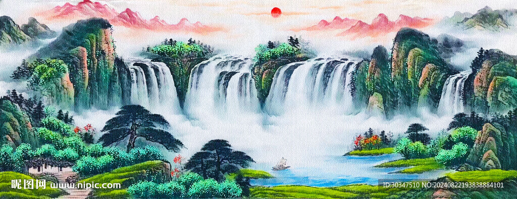 客厅办公室山水画
