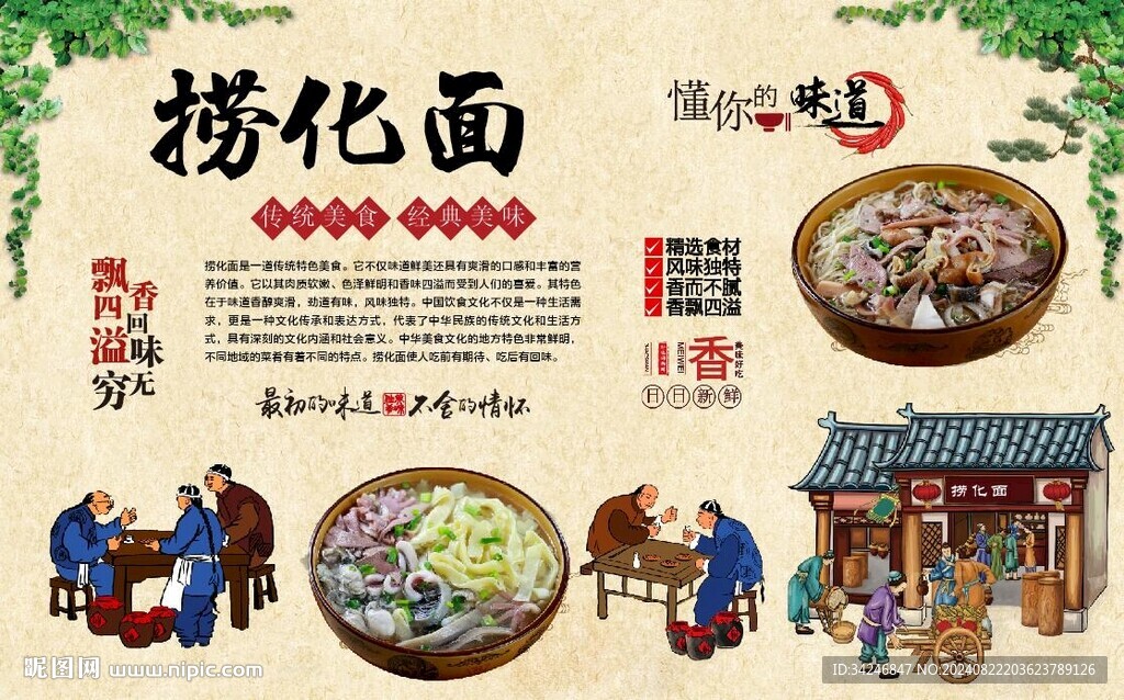 捞化面 