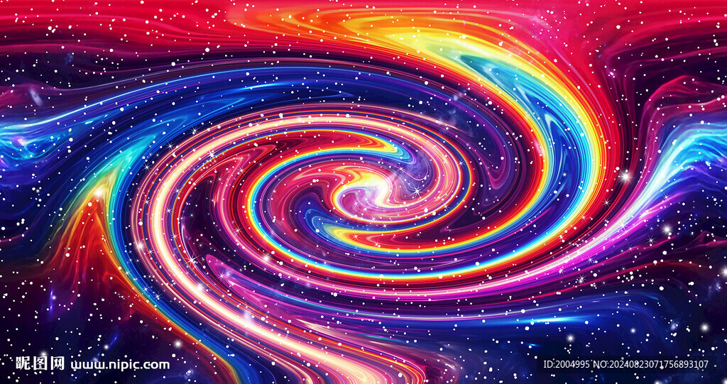 彩色星空背景
