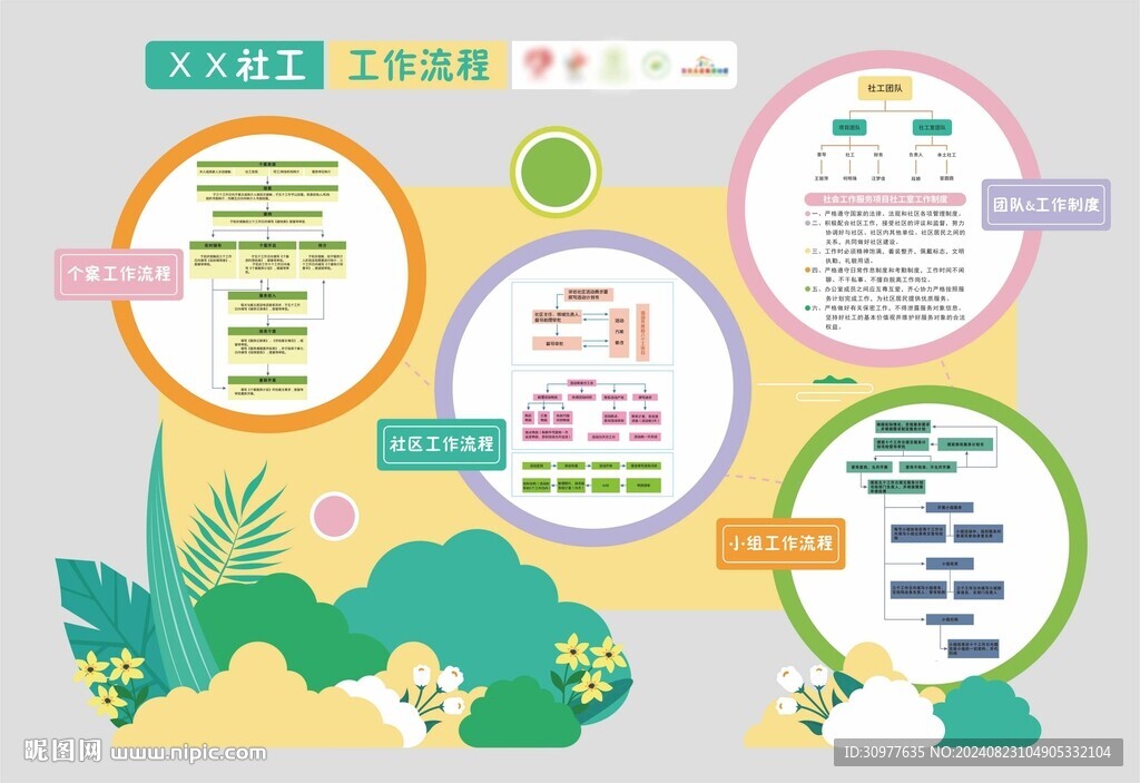 社工工作室制度 校园班级文化墙
