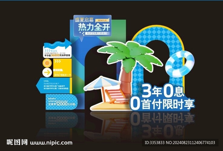 夏季汽车活动美陈