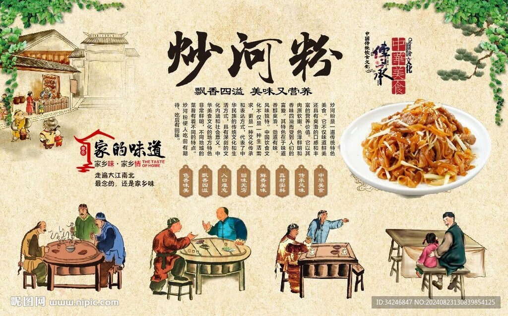 炒河粉 