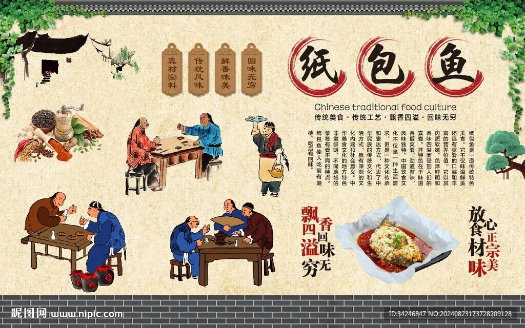 纸包鱼海报