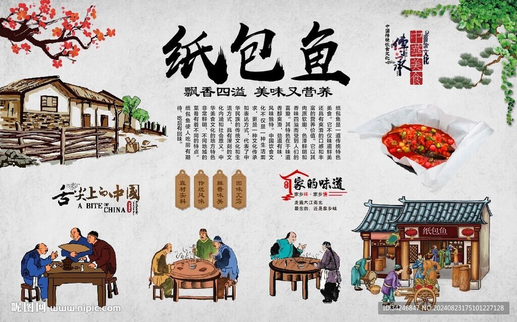 纸包鱼海报