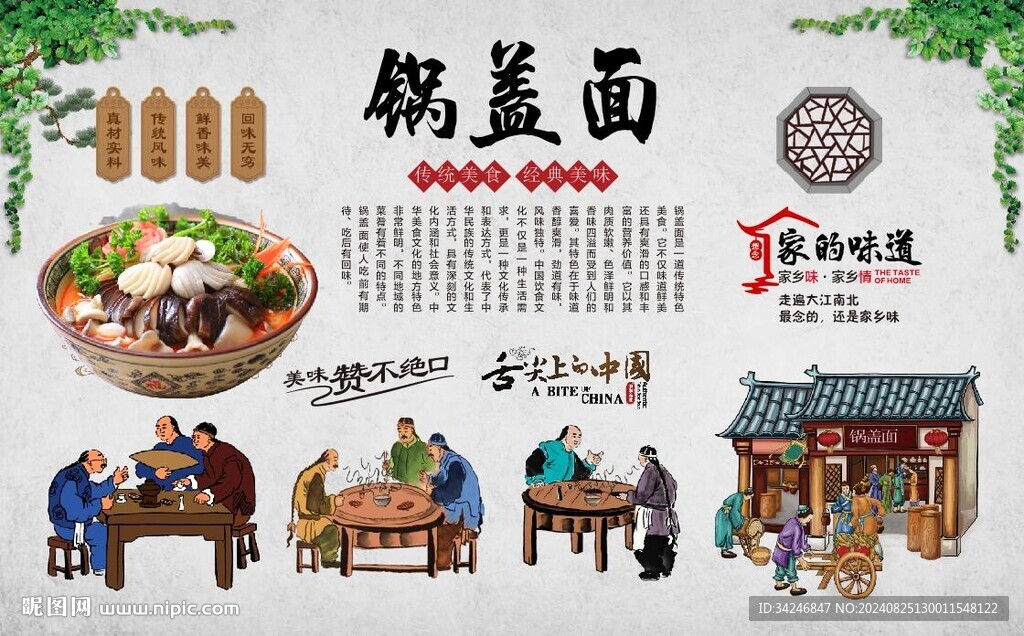 锅盖面