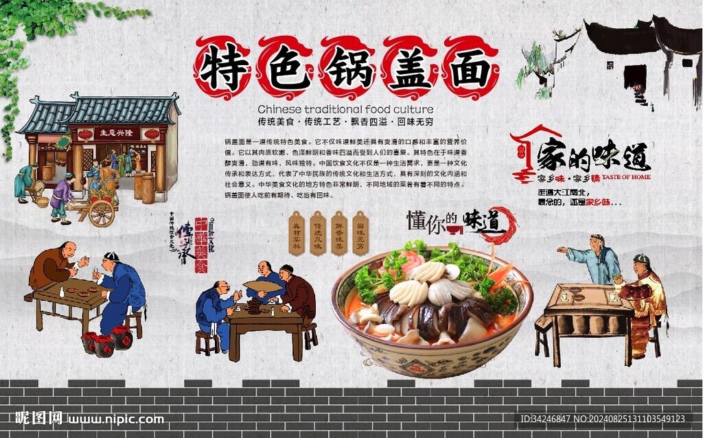 锅盖面